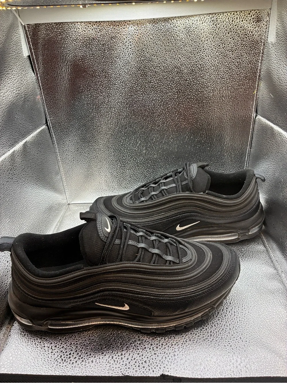 Nike Air Max Black Terry Cloth